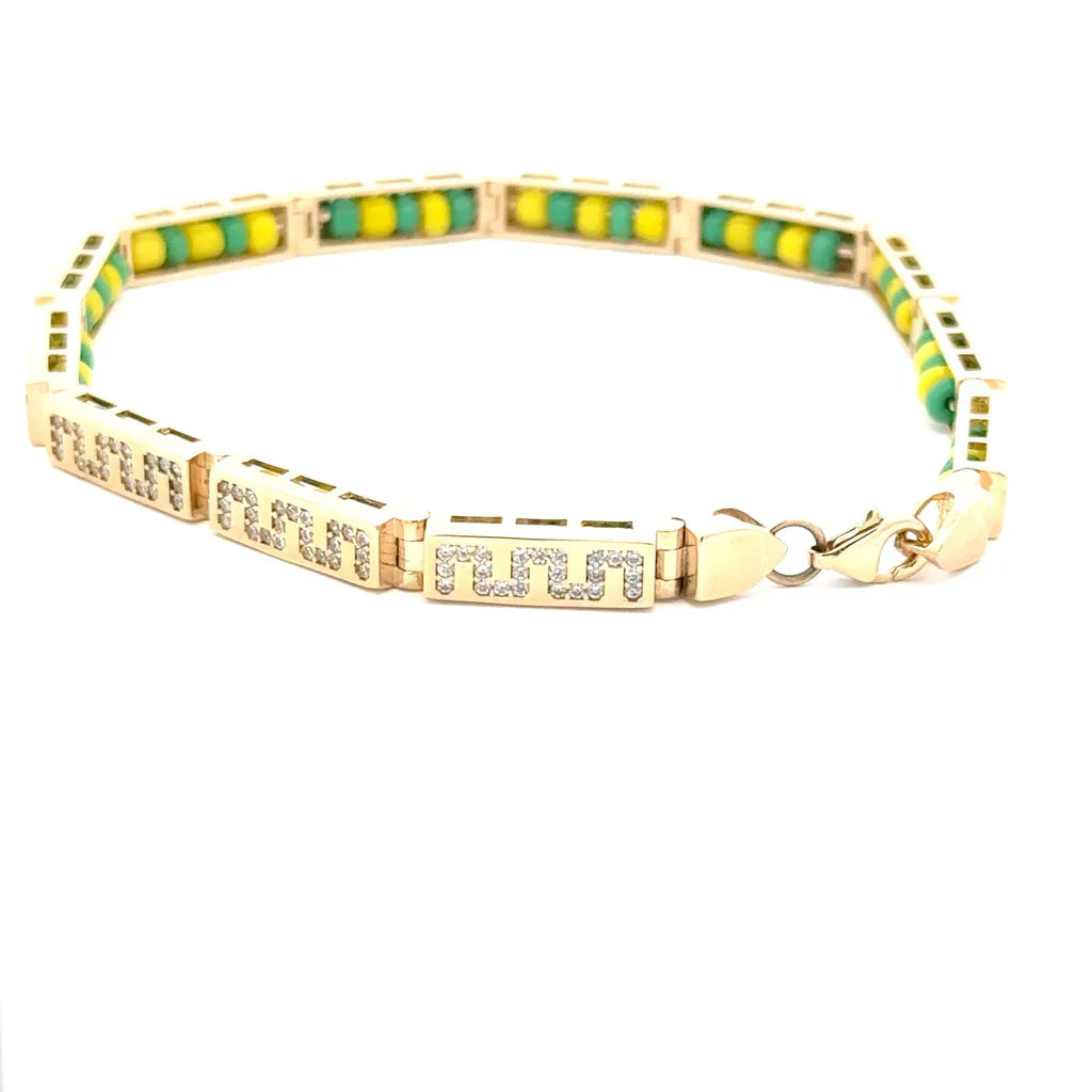 Orula Elegant Gold Bracelet 14k 8