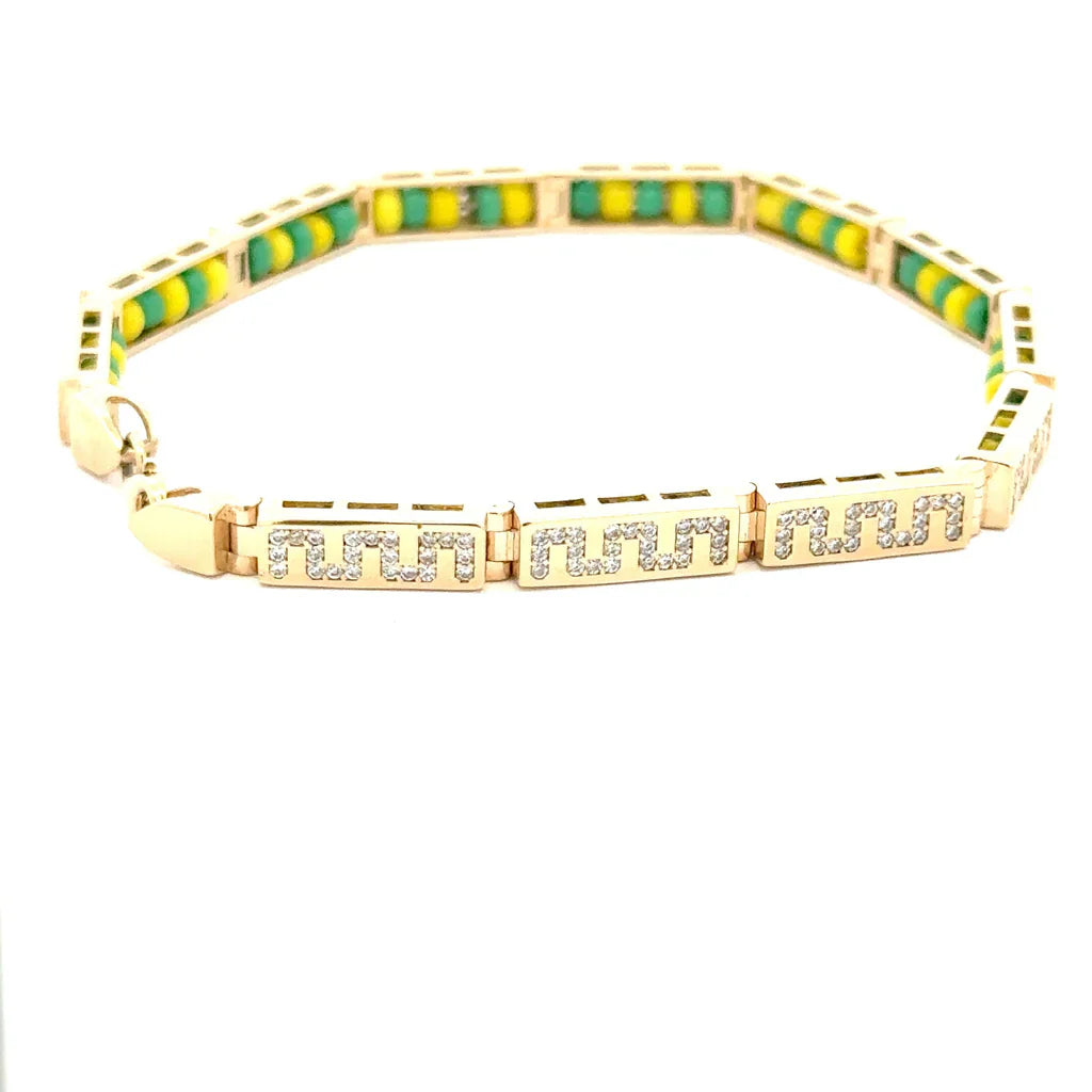 Orula Elegant Gold Bracelet 14k 8