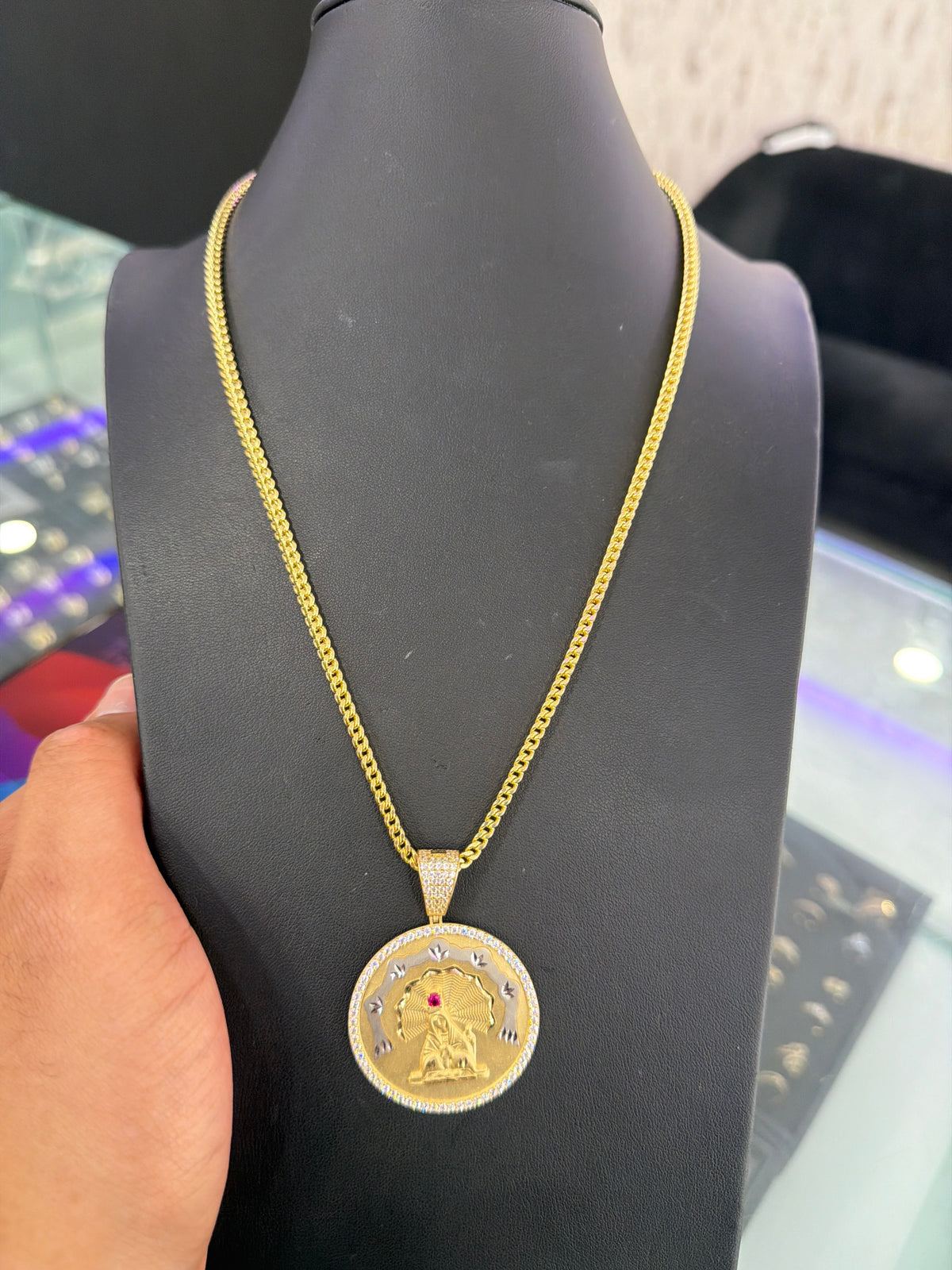 14k cuban chain