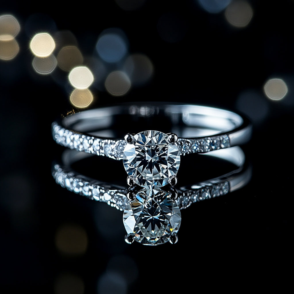 14k diamond ring